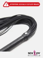 Unleash Passion: Exquisite Leather Whip Hunter for Bondage Pleasure