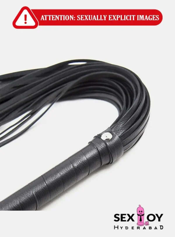 Unleash Passion: Exquisite Leather Whip Hunter for Bondage Pleasure