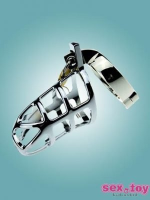 Penis Chastity Cage Lock Device Stainless Steel - sextoyinhyderabad.com