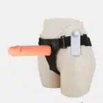 Vibrant Delight: Ultra Hollow Strap On Dildo Vibrating