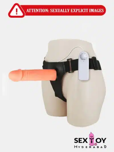 Vibrant Delight: Ultra Hollow Strap On Dildo Vibrating