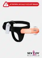 Elevate Pleasure: Hollow Strap Dildo Penis Sleeve