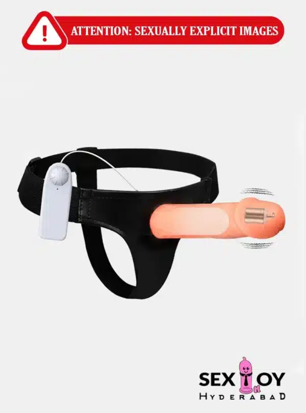 Elevate Pleasure: Hollow Strap Dildo Penis Sleeve