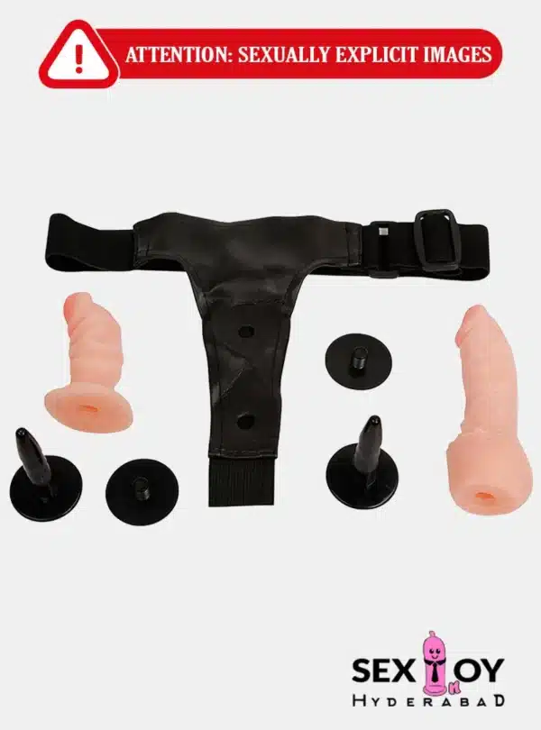 Dual Pleasure Delight: Utimi Double Adjustable Strap On