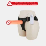 Vibrant Delight: Ultra Hollow Strap On Dildo Vibrating