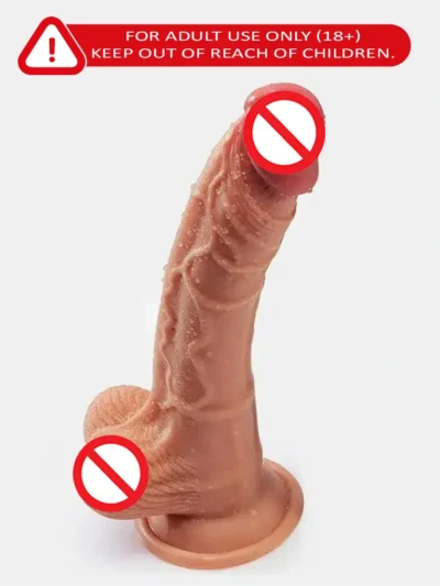 Realistic Jamboo Dildo with Strong Suction Cup Base for Hands-Free Use