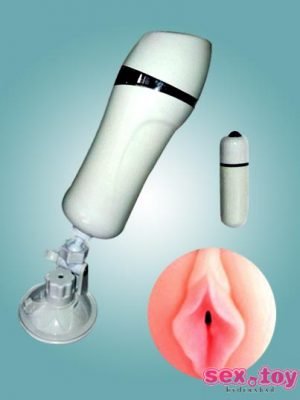 Vibrating Male Fleshlight Masturbator Device With Suction-sextoyinhyderabad.com