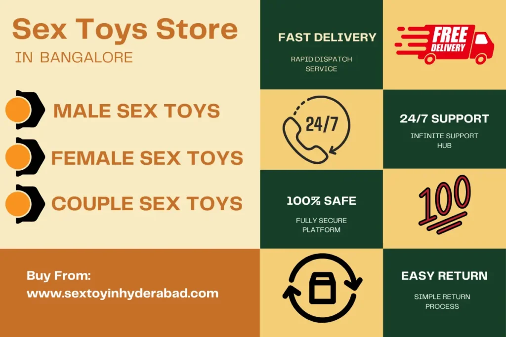 Sex toys store in Bangalore offering a wide range of products for adults.