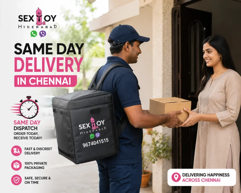 Discreet home delivery of sex toys in Chennai from a trusted Sex Toy Shop in Chennai.