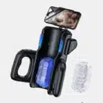 KING Automatic Thrusting Male Masturbator with dual handles for control.