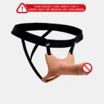 Premium Hollow Strap-On Dildo designed for men, featuring a realistic shape and comfortable fit for shared pleasure.