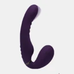 Purple G-Spot Vibrator, rechargeable and phthalate-free, showcasing its sleek design and features.