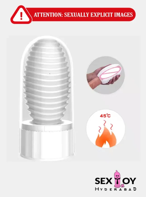 SacKnove USB Heating Male Masturbator with warming feature.