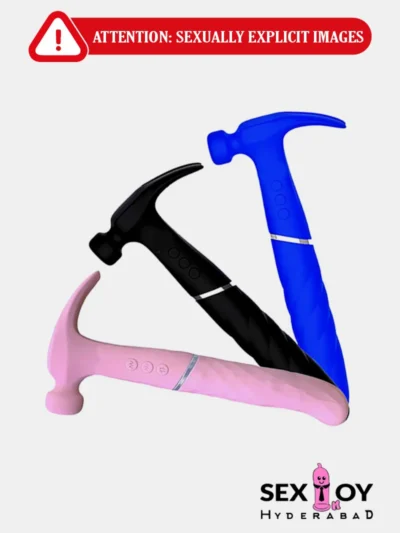 Triple Fun Hammer Vibrator showcasing its unique design and features for enhanced pleasure.