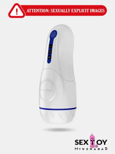 Waterproof USB Rechargeable Vibrating Masturbator Cup.
