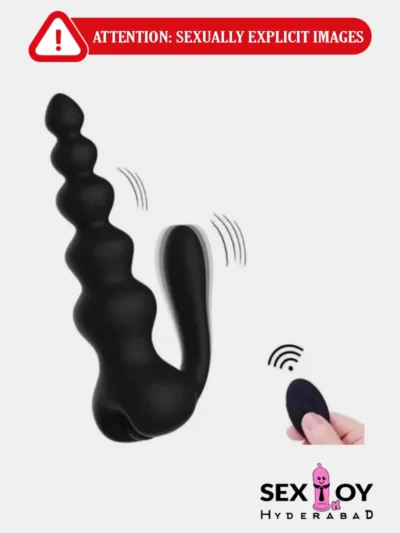 Wireless Remote Control Anal Vibrator featuring 10 vibration modes, designed for pleasurable anal stimulation.