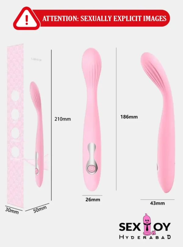 Luxury vibrator for women silicone G-spot and clitoral massager