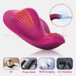 Wireless vibrator with app control adjustable vibration for couples