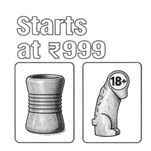 Offers of the day featuring budget-friendly adult wellness products starting at just ₹999 for a limited time.