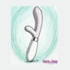 rabbit vibrator with dual stimulation design, soft silicone finish, and multiple vibration settings for adult wellness.