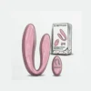 Wireless remote control vibrator with a smooth silicone finish, created for comfortable and discreet adult pleasure.