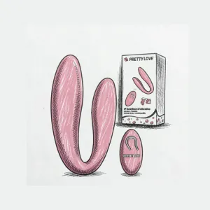 Wireless remote control vibrator with a smooth silicone finish, created for comfortable and discreet adult pleasure.