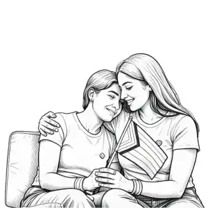 Couple celebrating love and inclusion with sex toys for LGBTQ, representing intimacy, acceptance, and adult wellness.