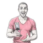 Man holding a premium male pleasure device, representing sex toys for men designed for comfort, privacy, and personal wellness.