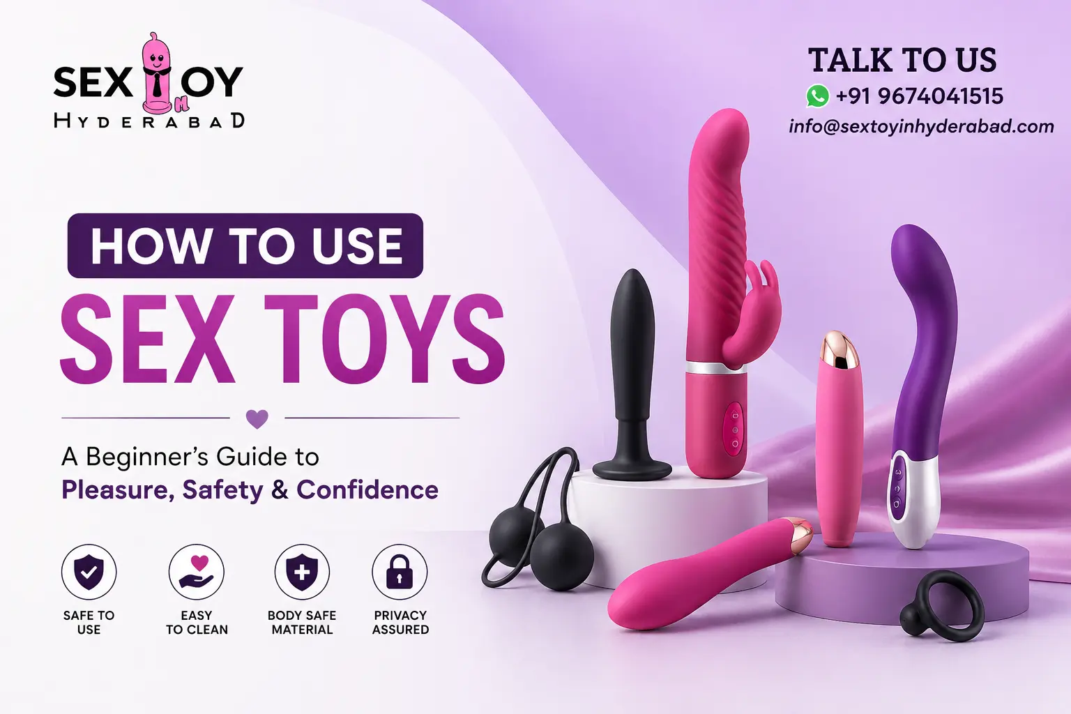 How to use sex toys safely – beginner’s guide to sex toy use and care